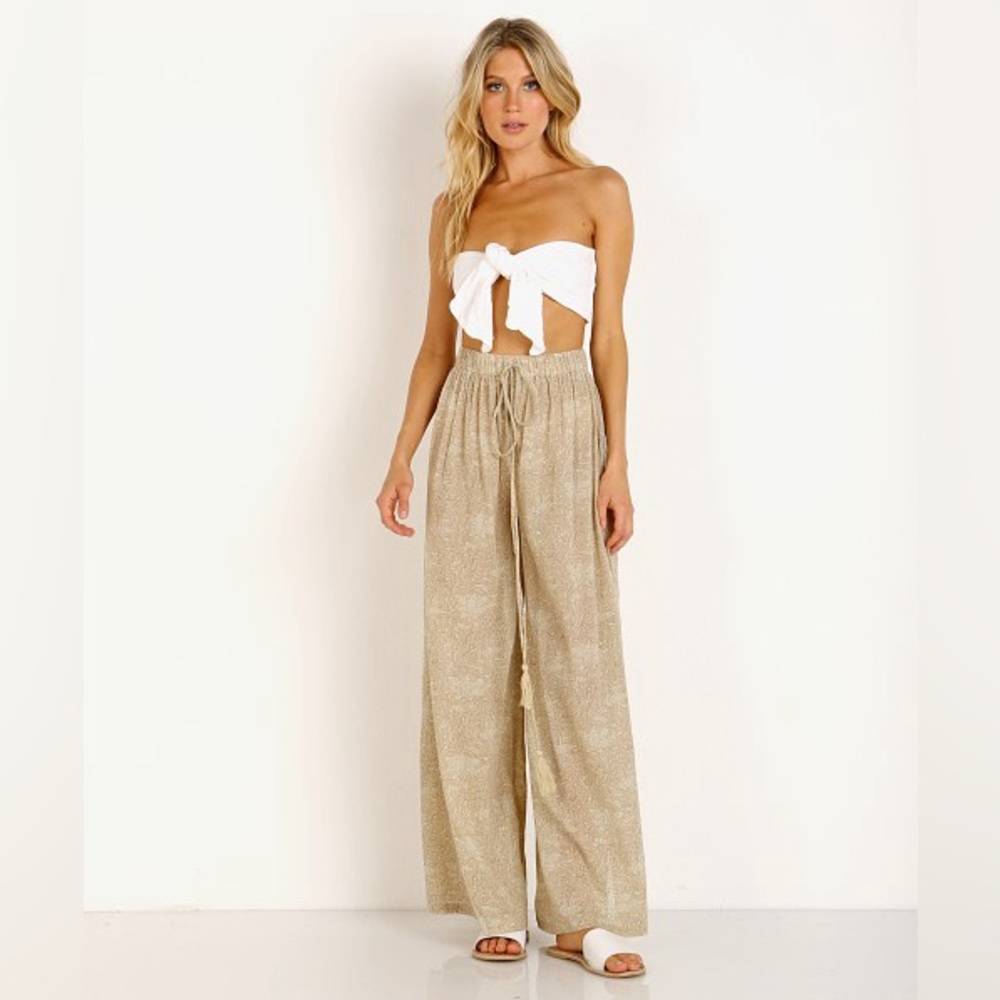 Jen's Pirate Booty Batik Citadel Track Pants Batik Stone in Size M/L